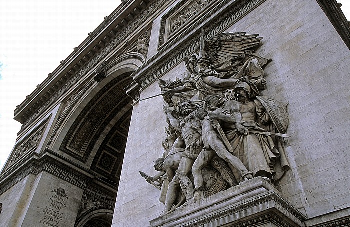 Arc de Triomphe: Relief Der Aufbruch der Freiwilligen oder Die Marseillaise Paris