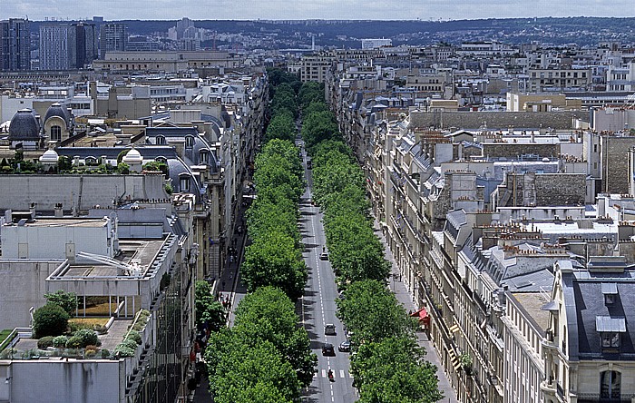 Paris Blick vom Arc de Triomphe