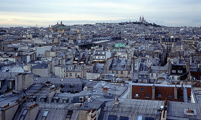 Paris Blick vom Riesenrad (Jardin des Tuileries) Basilique du Sacré-Coeur Montmartre Opéra Garnier