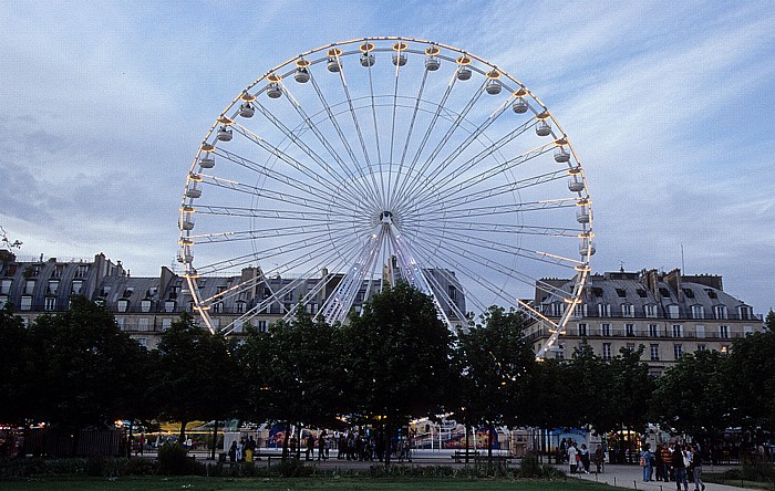 Jardin des Tuileries: Vergüngungspark mit Riesenrad Paris