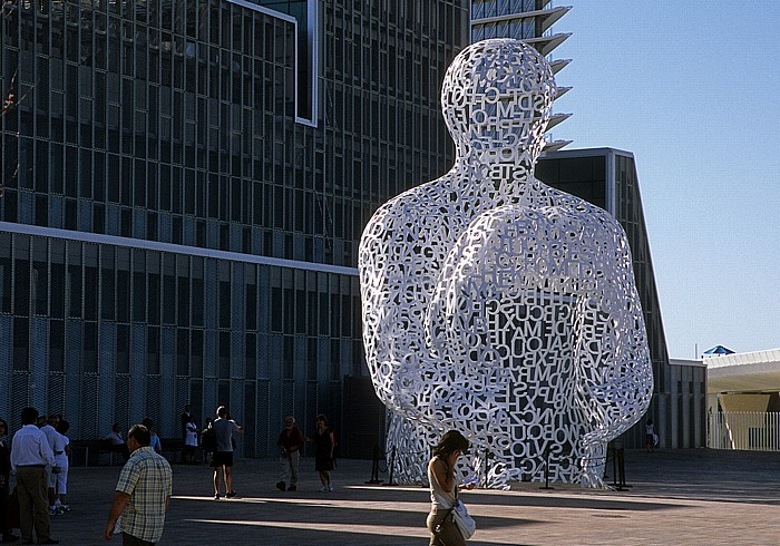 EXPO Zaragoza 2008: Alma del Ebro (von Jaume Plensa) Saragossa