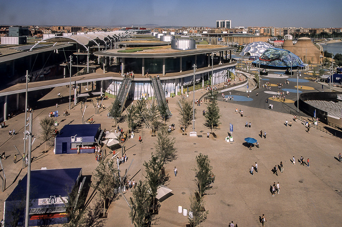 Saragossa EXPO Zaragoza 2008: Blick aus der Seilbahn