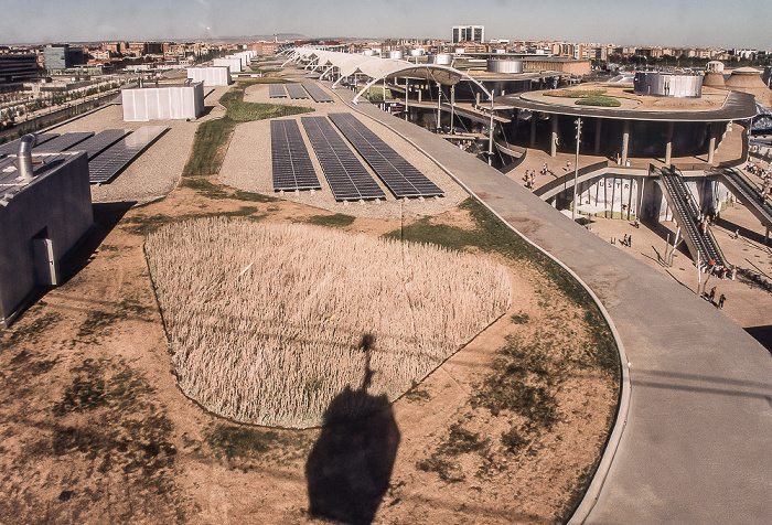 EXPO Zaragoza 2008: Blick aus der Seilbahn Saragossa