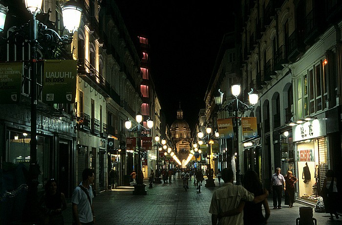 Saragossa Calle de Alfonso I Basílica del Pilar