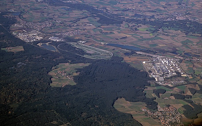 Bayern - Landkreis Pfaffenhofen an der Ilm: Audi-Teststrecke bei Münchsmünster Luftbild aerial photo
