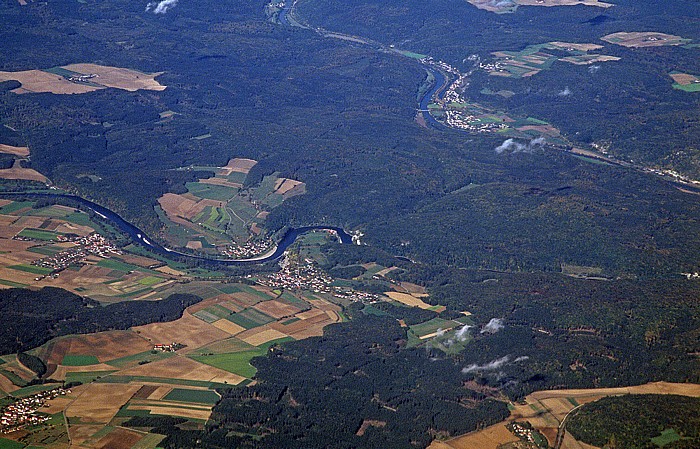Bayern - Landkreis Kelheim: Donau Weltenburg Luftbild aerial photo