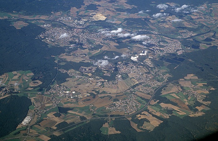 Bayern - Landkreis Schwandorf Burglengenfeld Teublitz Luftbild aerial photo