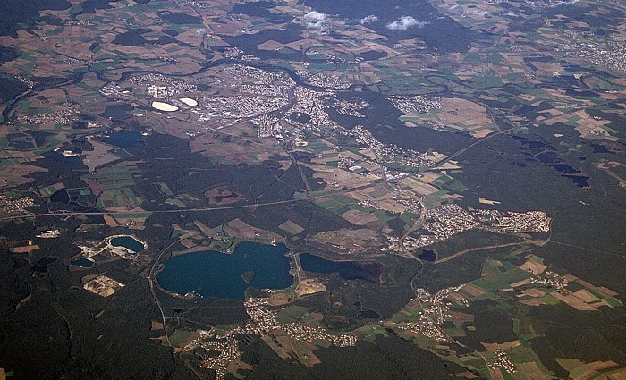 Bayern - Landkreis Schwandorf Steinberger See Wackersdorf Luftbild aerial photo