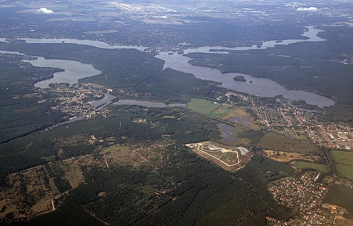 Berlin Große Kampe Krossinsee Langer See Seddinsee Zeuthener See Luftbild aerial photo