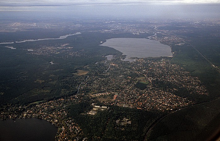 Berlin Großer Müggelsee Langer See Seddinsee Luftbild aerial photo