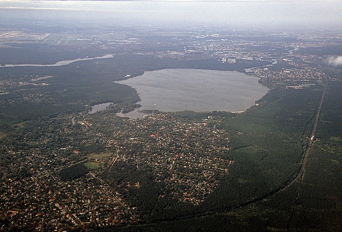 Berlin Großer Müggelsee Langer See Luftbild aerial photo