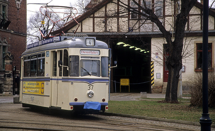 Straßenbahndepot: Historische Straßenbahn Wilde Zicke Naumburg