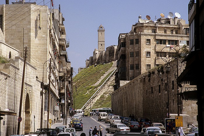 Aleppo Al-Jami al-Omawi Straße Große Moschee Zitadelle