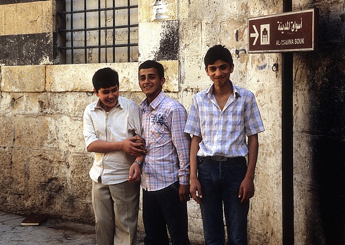Aleppo Altstadt: Syrische Jugendliche
