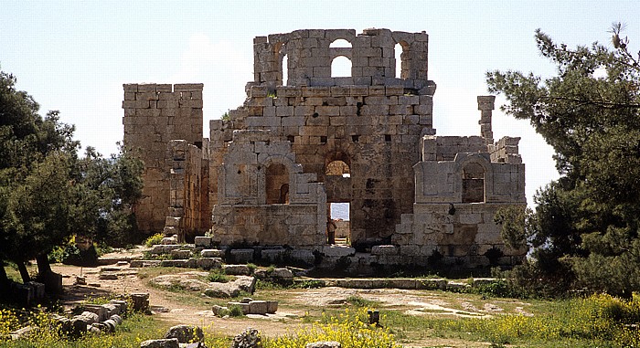 Qalaat Seman Die Toten Städte: Simeonskloster: Baptisterium