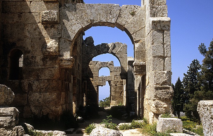 Qalaat Seman Die Toten Städte: Simeonskloster: Baptisterium