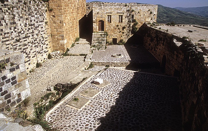 Tell Kalach Krak des Chevaliers: Unterburg