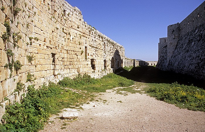 Tell Kalach Krak des Chevaliers: Zwinger