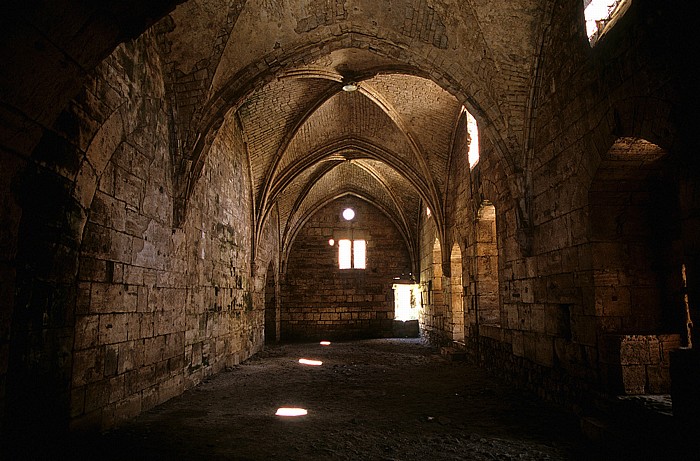 Tell Kalach Krak des Chevaliers: Rittersaal (Großer Saal)