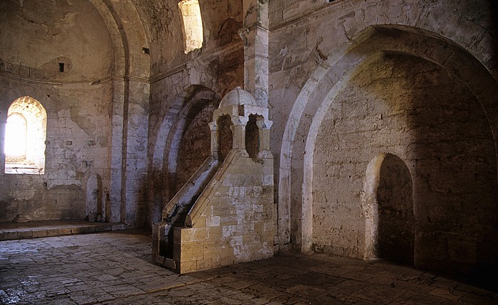 Krak des Chevaliers: Burgkapelle mit der Minbar (Predigtkanzel) Tell Kalach