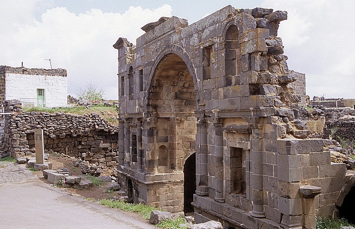 Bosra Ruinengelände: Nabatäisches Viertel: Nabatäisches Tor