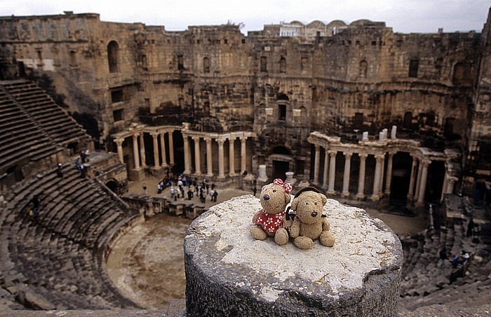 Bosra Römisches Theater (Zitadelle): Teddine und Teddy