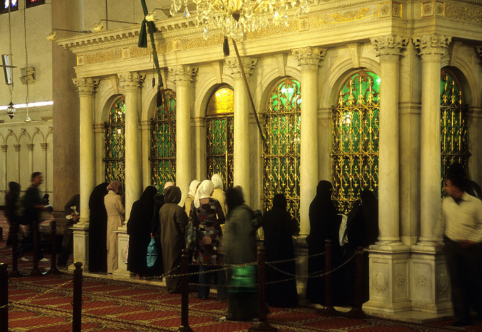 Altstadt: Omayyaden-Moschee: Gebetssaal (haram, musalla) Damaskus