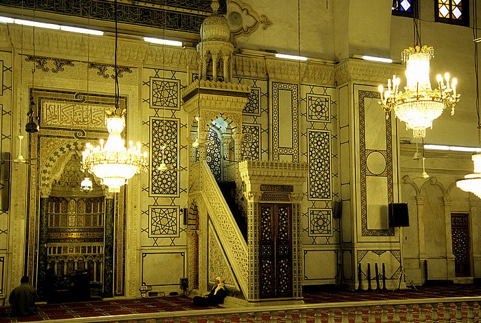 Altstadt: Omayyaden-Moschee: Gebetssaal (haram, musalla) Damaskus