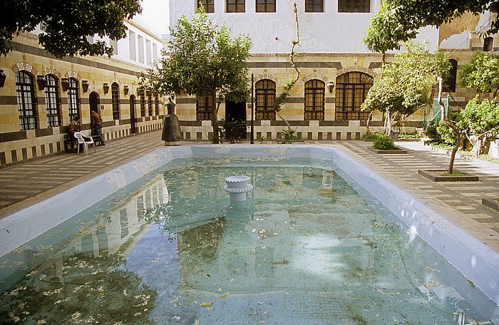 Damaskus Altstadt: Azem-Palast (Qasr al-Azem): Innenhof mit Brunnen