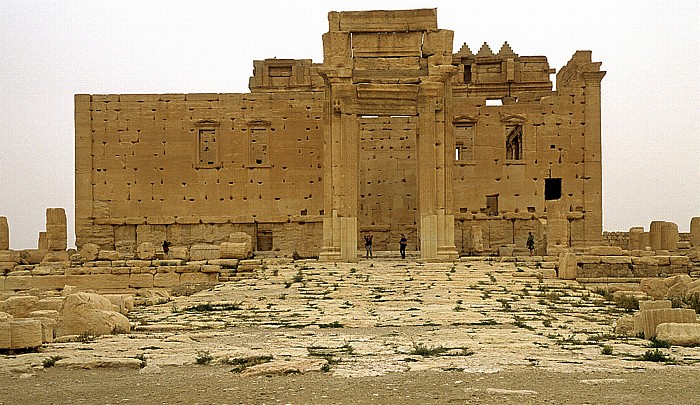 Palmyra Ruinengelände: Baal-Tempel: Tempelhof, Tempel (Cella)