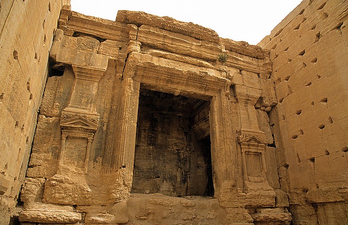 Palmyra Ruinengelände: Baal-Tempel: Tempel: Cella: Nördlicher Thalamos (Kultnische)