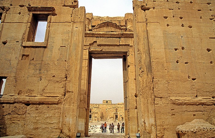 Ruinengelände: Baal-Tempel: Tempel: Cella: Haupteingang Palmyra