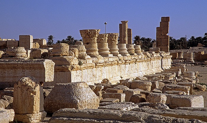 Ruinengelände: Tempel des Nabu Palmyra