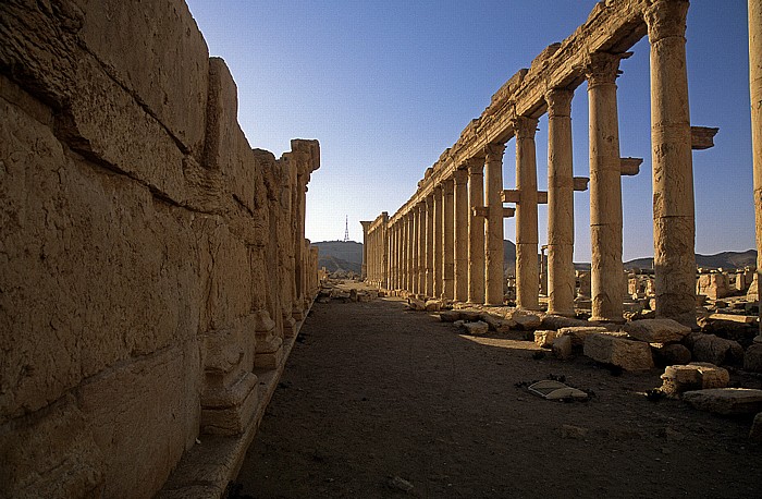 Palmyra Ruinengelände: Große Säulenstraße Theater