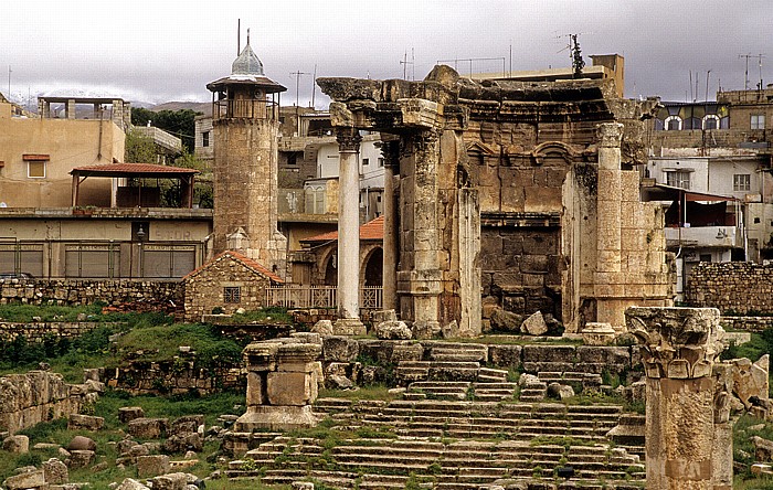 Ruinengelände: Venus-Tempel Baalbek