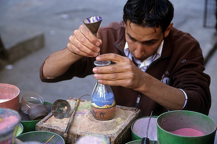 Sandflaschenkünstler Amman
