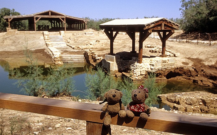 Jordan Betanien: Taufstelle Jesu: Teddy und Teddine