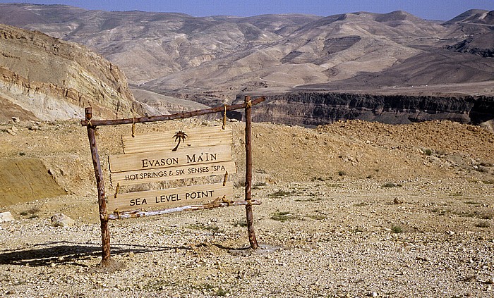 Wadi Zarqa Ma'in Nullniveau