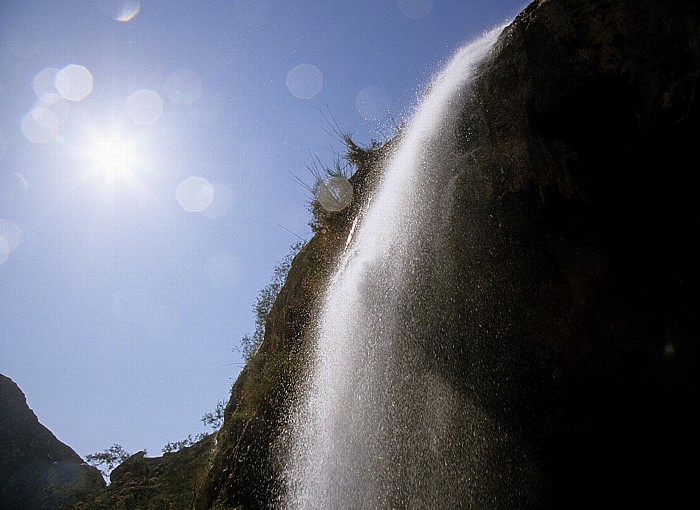 Wadi Zarqa Ma'in Hammamat Ma'in: Wasserfall