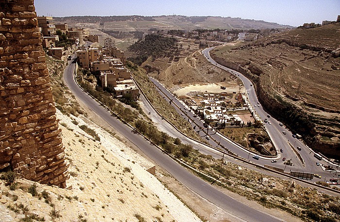 Blick von der Kreuzritterburg Kerak