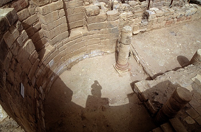 Innenstadt: Großer Tempel: Westliche Exedra Petra