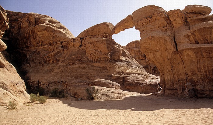 Um Frouth-Felsenbrücke Wadi Rum