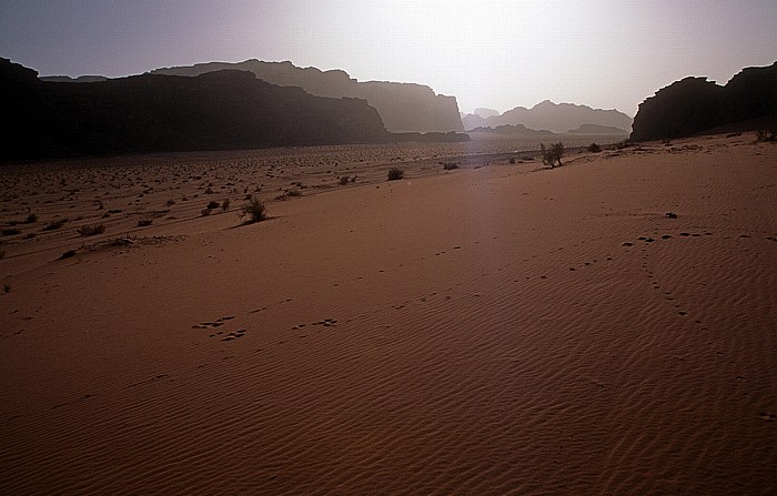 Wadi Rum Ar Rak'a: Sonnenuntergang