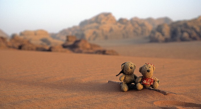 Wadi Rum Ar Rak'a: Sanddüne: Teddy und Teddine
