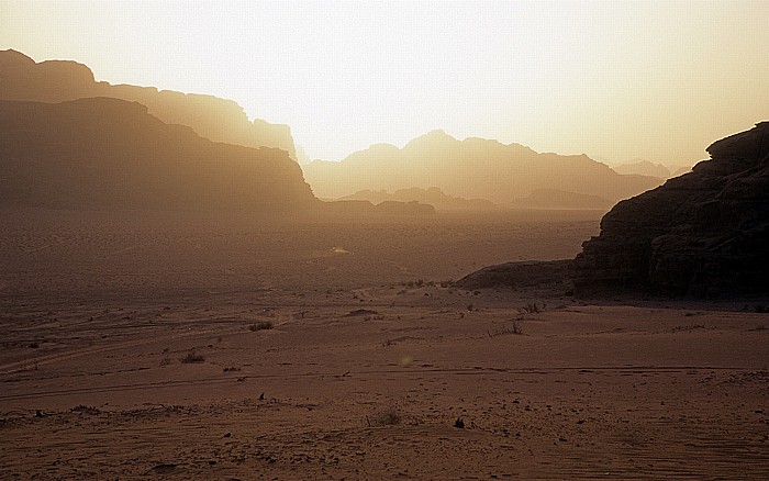 Ar Rak'a: Sonnenuntergang Wadi Rum