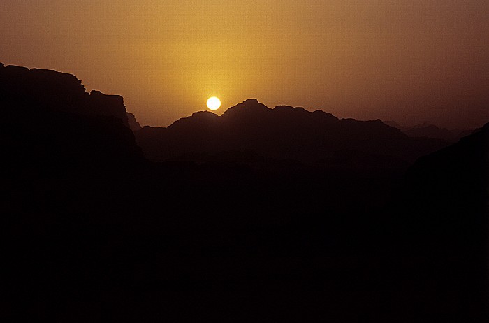 Wadi Rum Ar Rak'a: Sonnenuntergang