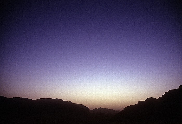 Ar Rak'a: Sonnenuntergang Wadi Rum