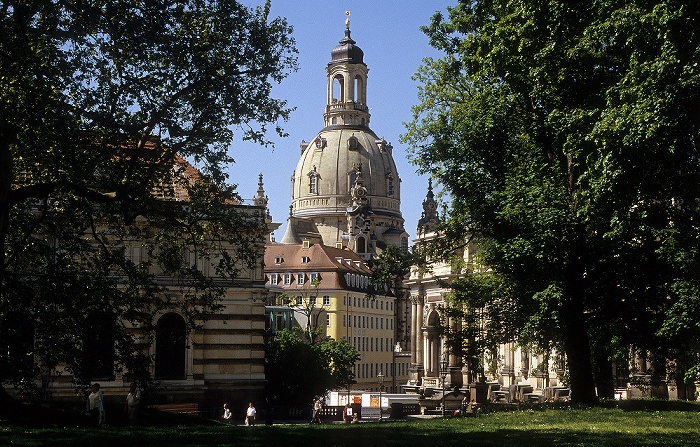 Dresden Innere Altstadt: Brühlscher Garten, Frauenkirche