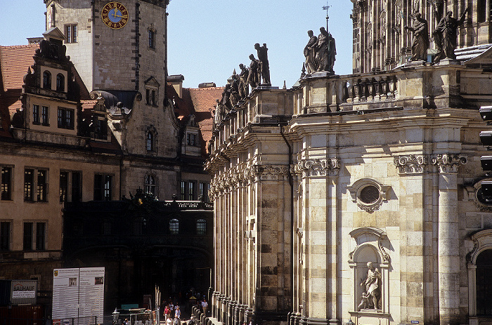 Innere Altstadt: Residenzschloss, Hausmannsturm, Katholische Hofkirche Dresden