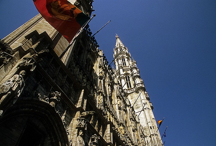 Brüssel Grand Place (Grote Markt): Rathaus Hôtel de Ville de Bruxelles - Stadhuis van Brussel